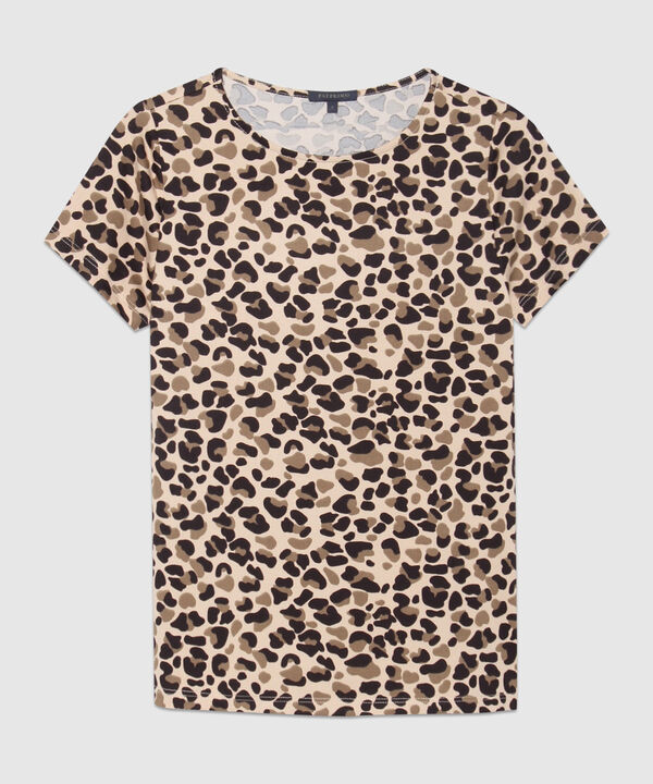 Camiseta Manga Corta con Estampado