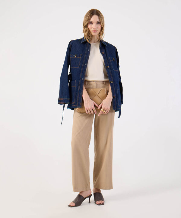 Camiseta Para Mujer Con Hombro Estructurado image number null