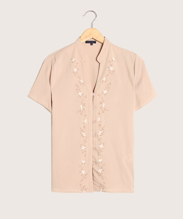 Blusa Unicolor Con Screen