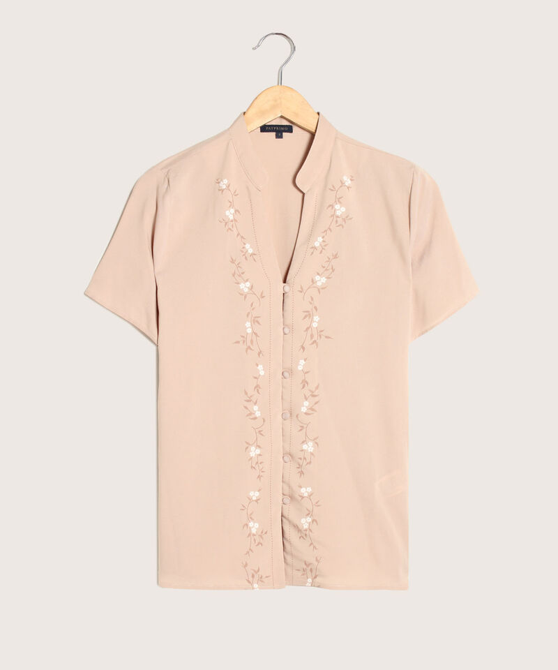 Blusa Unicolor Con Screen