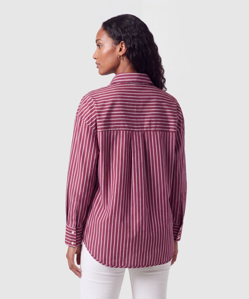 Camisa Manga Larga Hombro Ca&iacute;do Para Mujer