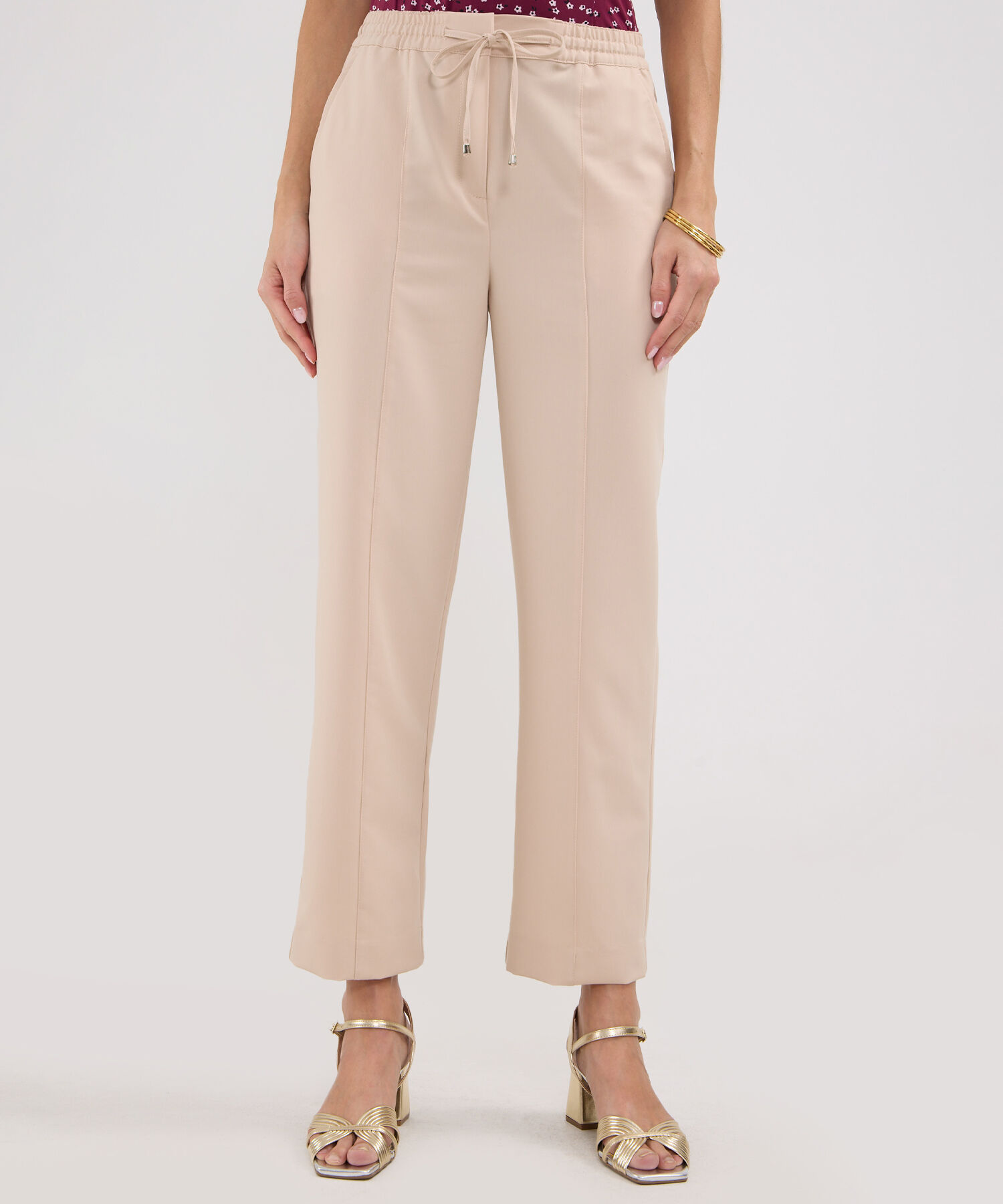 Pantalon Tipo Jogger Unicolor