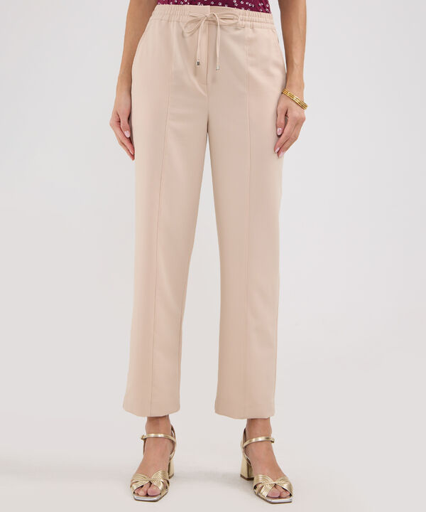 Pantalon Tipo Jogger Unicolor image number null