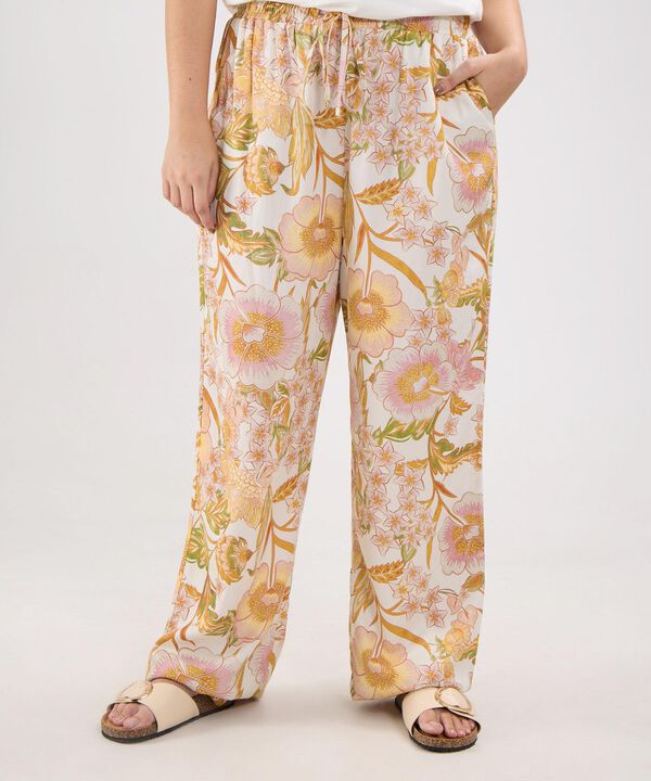 Pantalon Estampado Fluido image number null