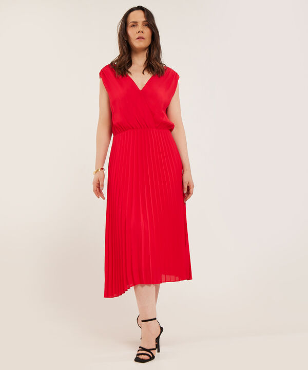 Vestido Largo Plisado