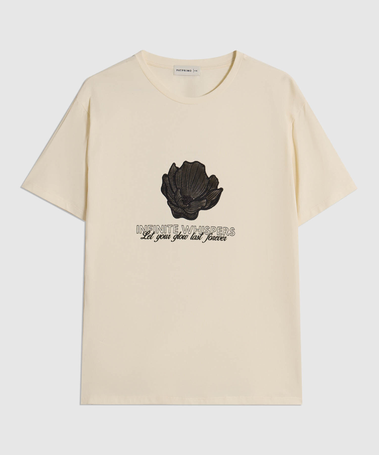 Camiseta Texturizada Manga Corta Para Mujer Curvy