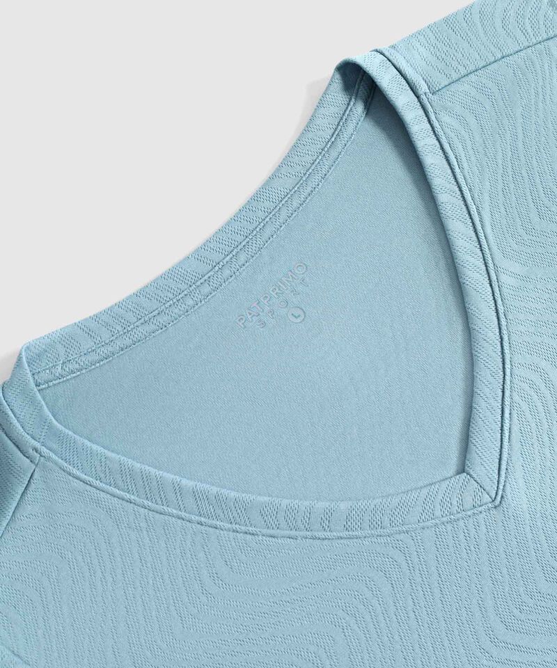 Camiseta Sport Cuello V Para Mujer