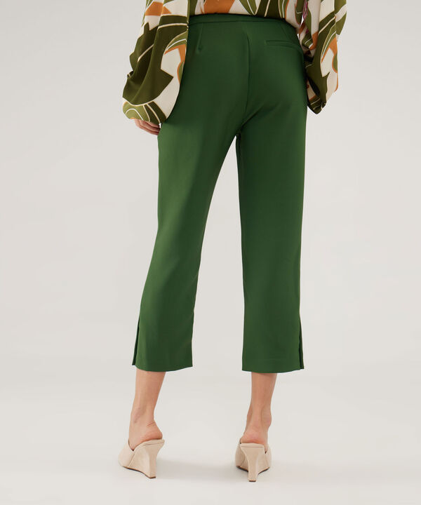 Pantalon Clasico Unicolor Con Botones En Bota image number null