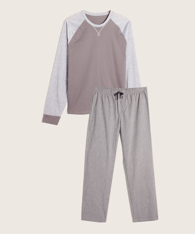 Pijama Conjunto Manga Larga Y Pantalón