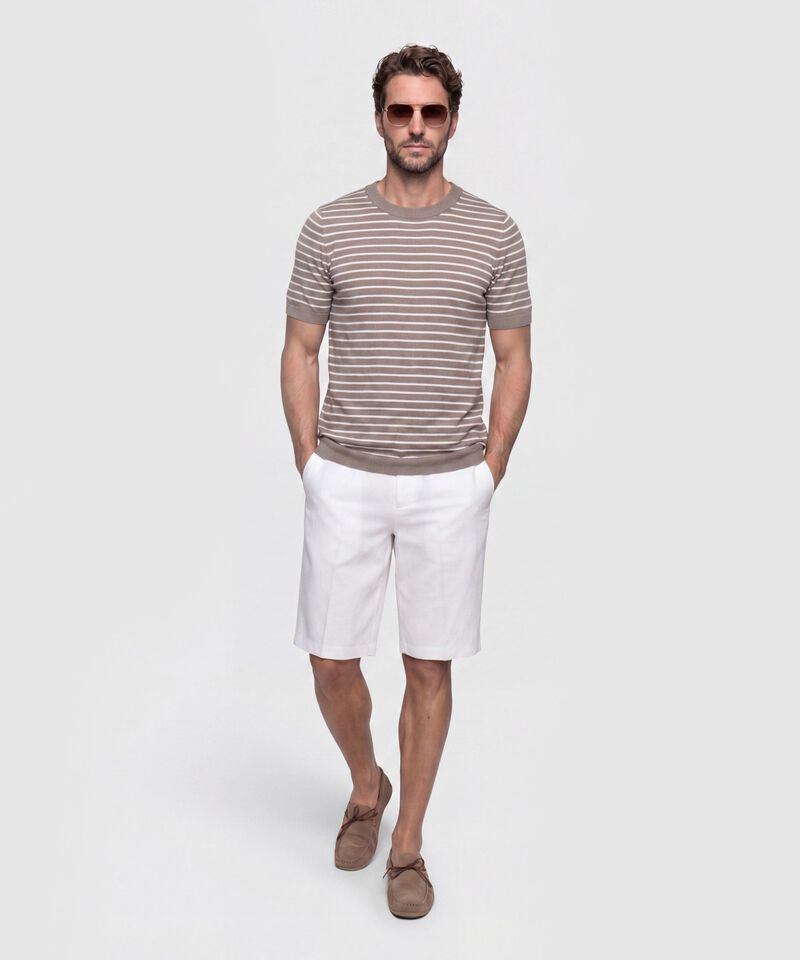 Camiseta Tejida Cuello Redondo Hombre