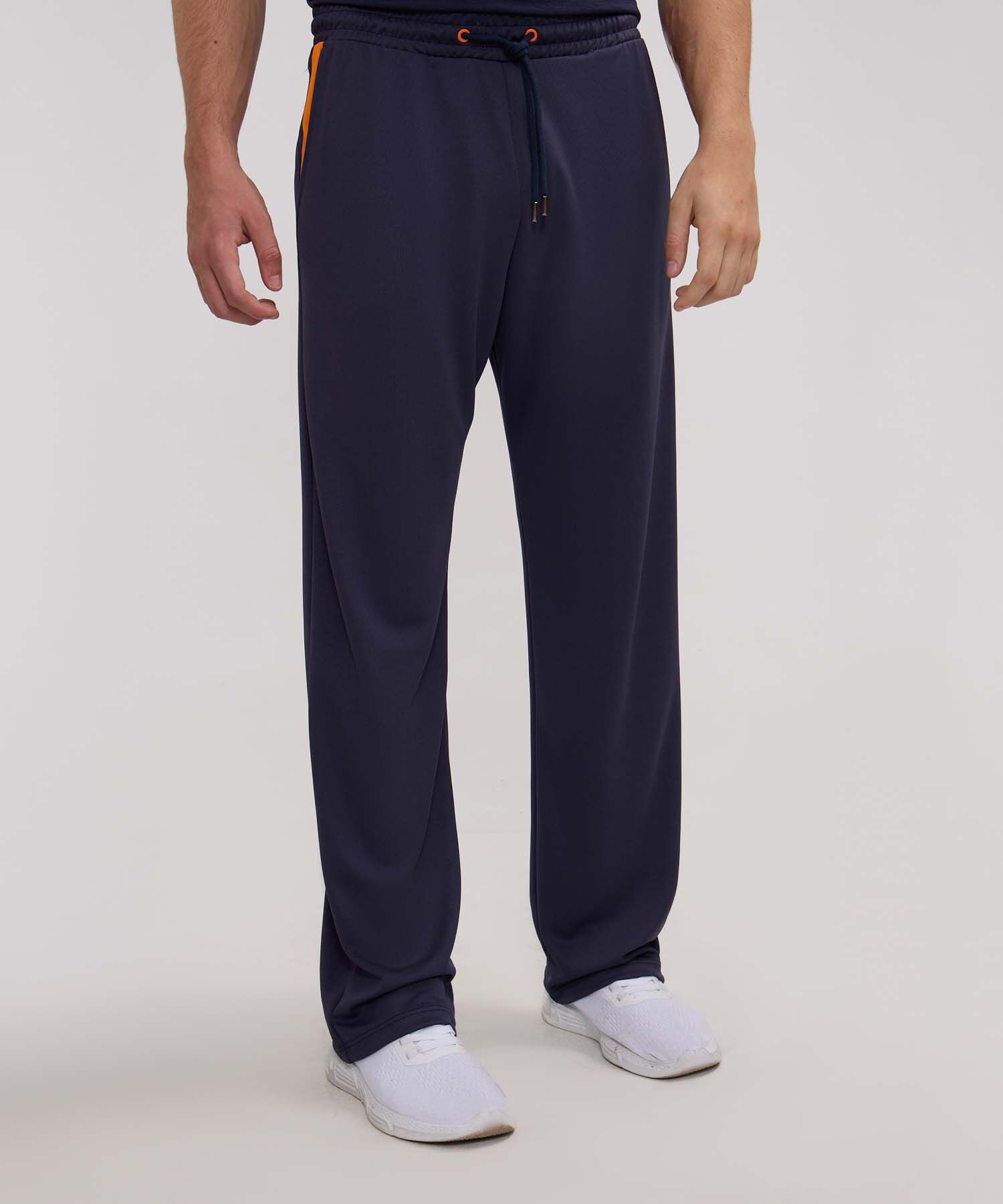 Pantalon Punto Con Cortes En Contraste