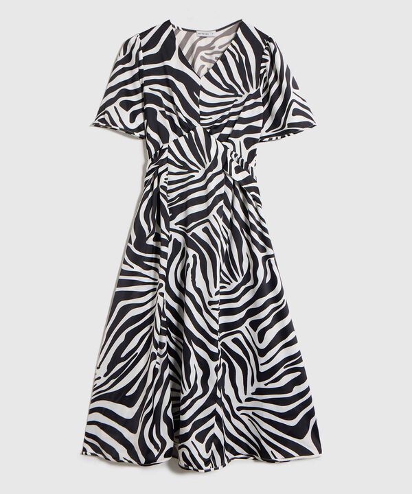 Vestido Largo con Escote en V para Mujer image number null