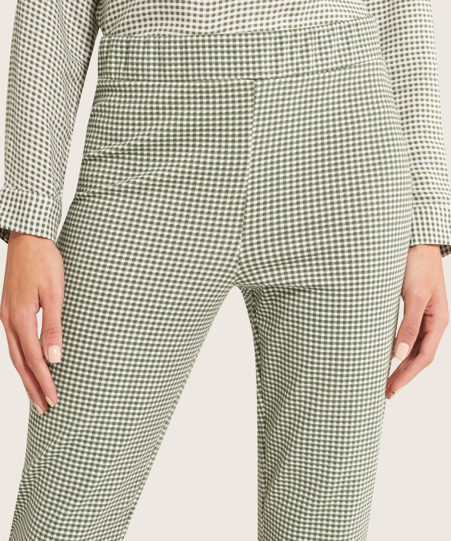 Leggins Tiro Alto Estampado Cuadros