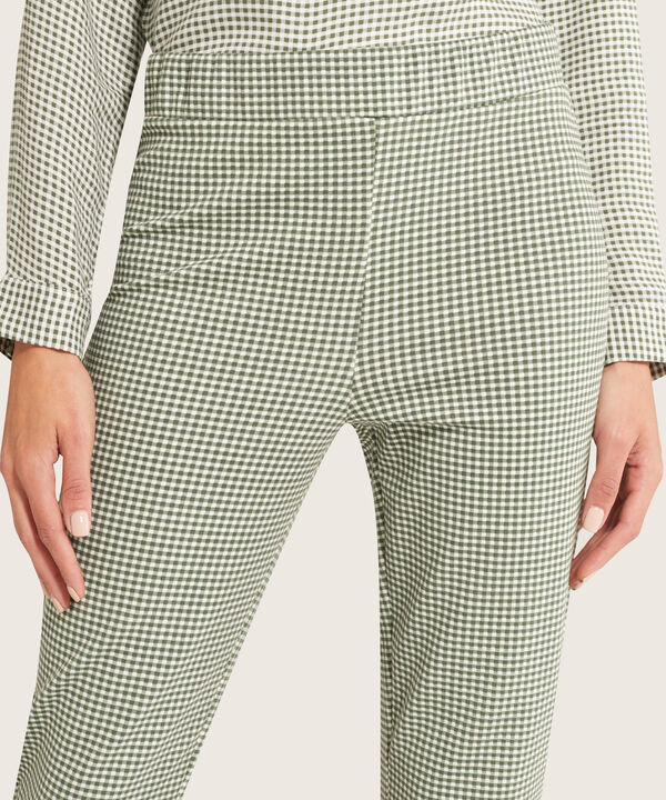 Leggins Tiro Alto Estampado Cuadros