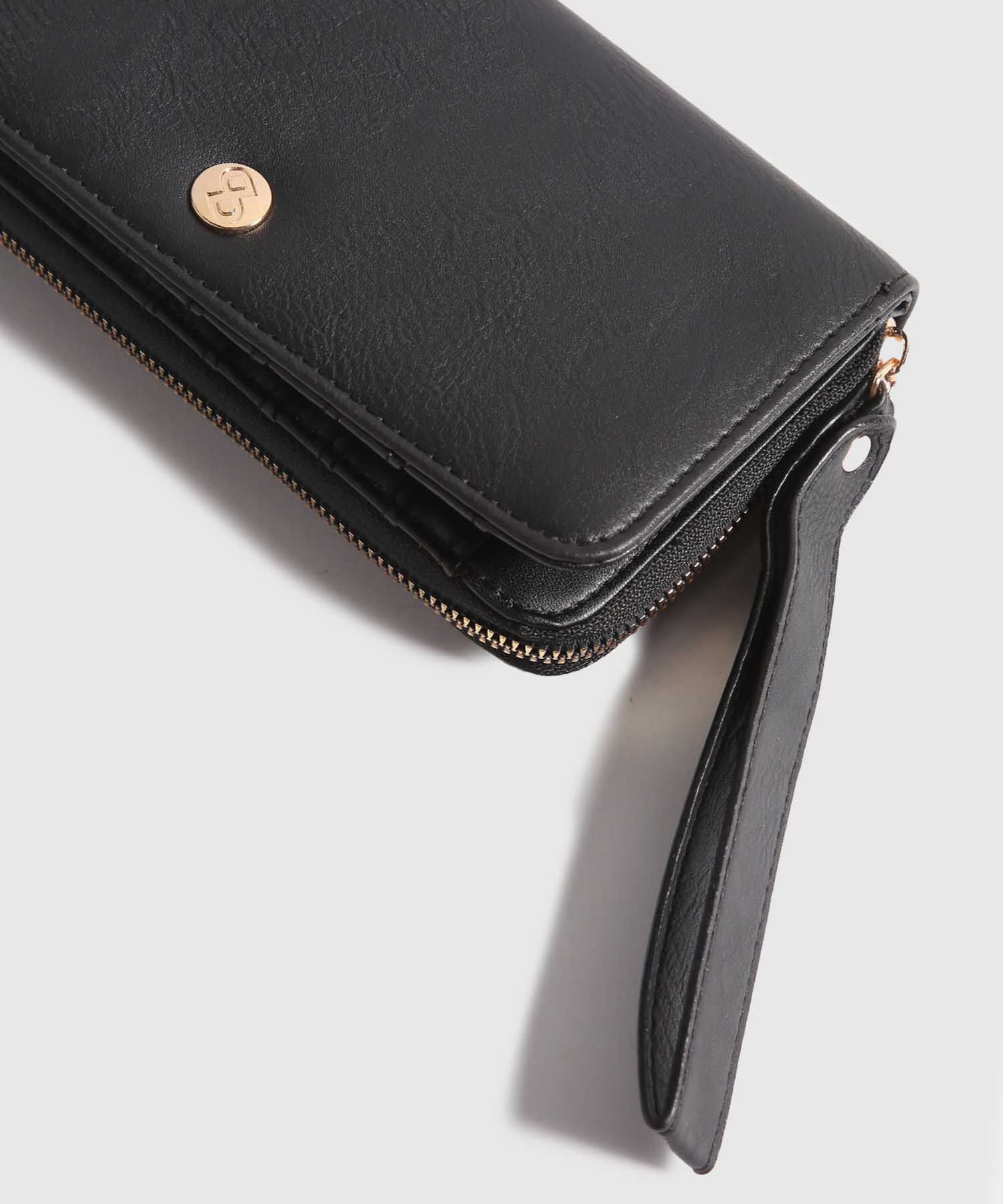 Billetera Rectangular en Efecto Cuero