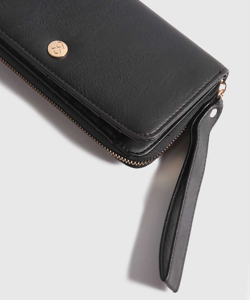 Billetera Rectangular en Efecto Cuero