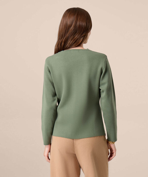 Saco C&aacute;rdigan Con Botones Joya Para Mujer