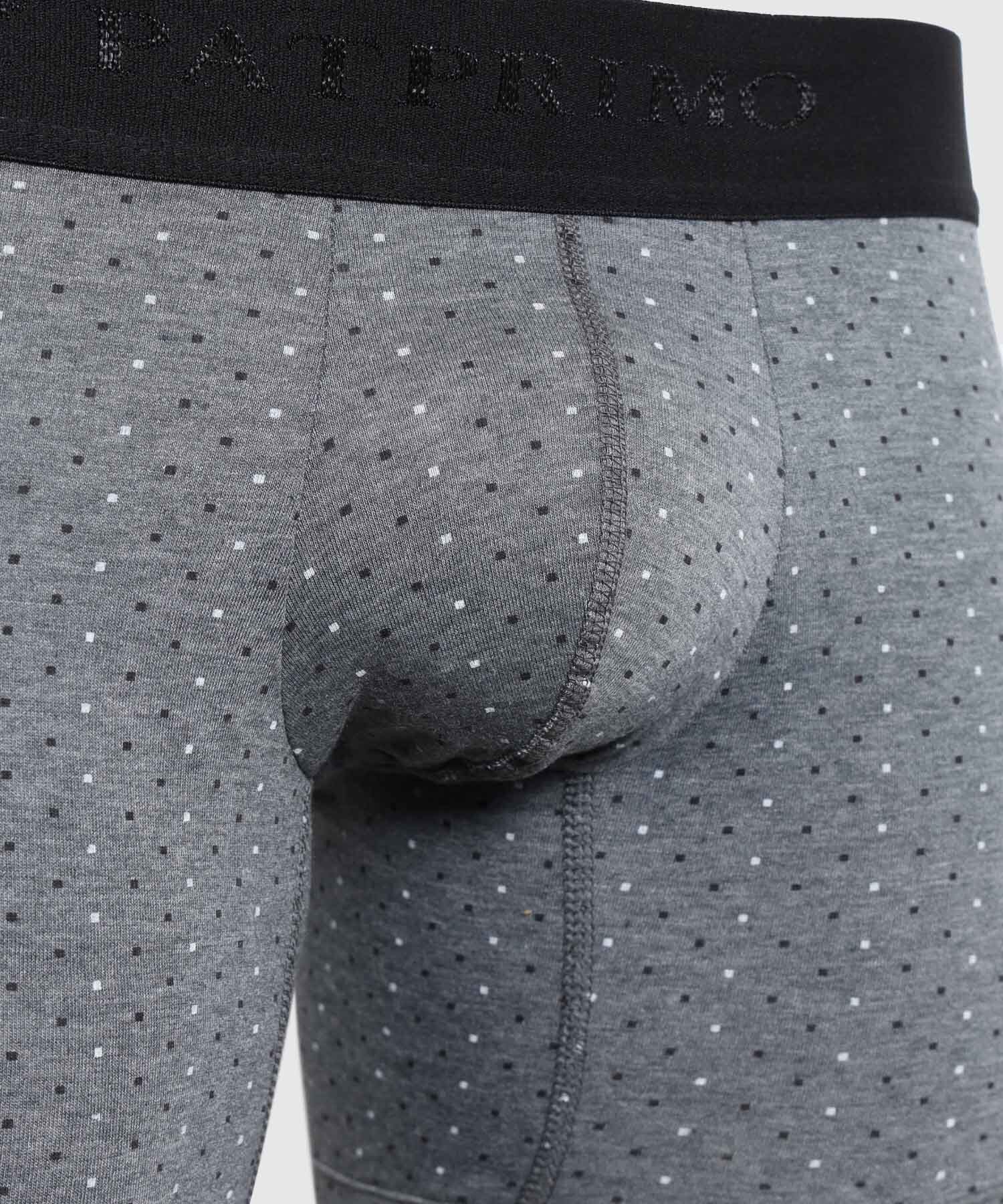 B&oacute;xer Medio Estampado Miniprint En Algod&oacute;n 