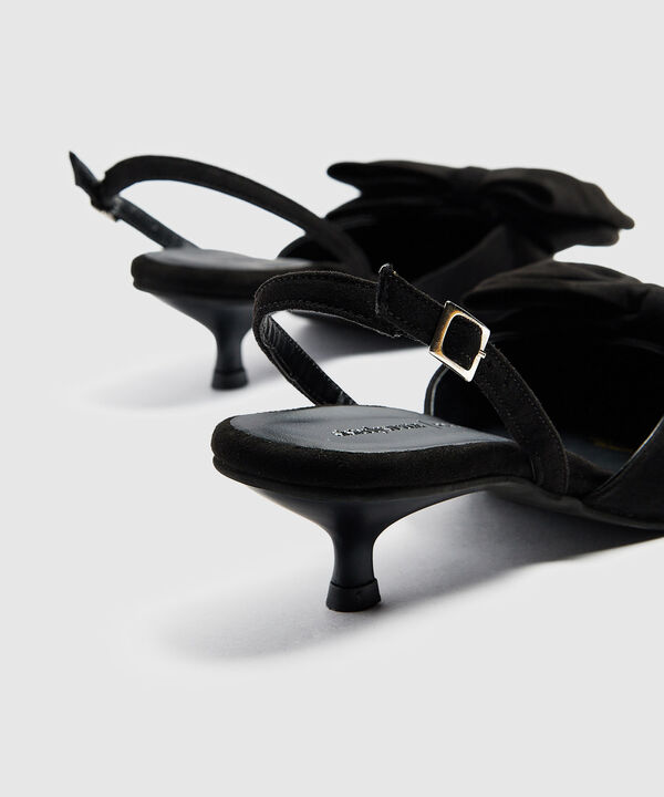 Tacones Gamuzados con Moño Sisterly Style image number null