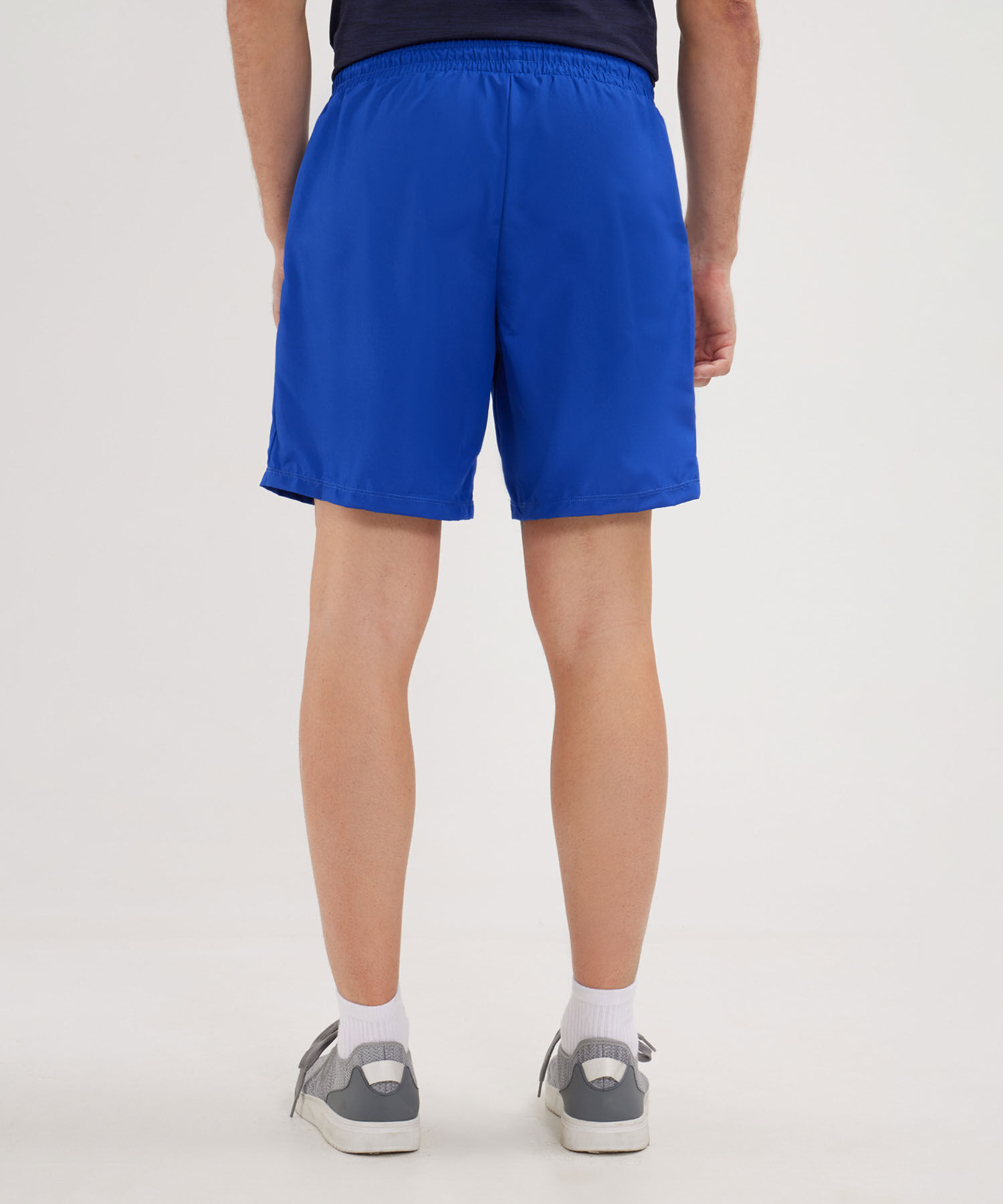Bermuda Plana Con Boxer Interno Unicolor