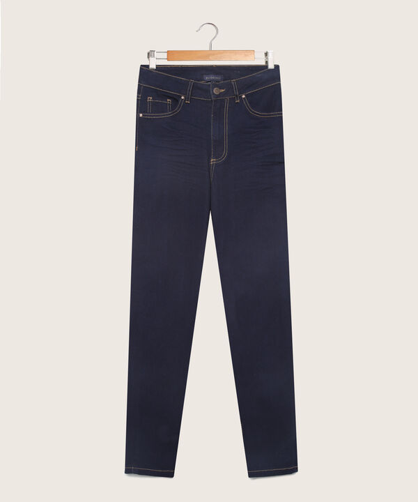 Jean Skinny Tiro Alto