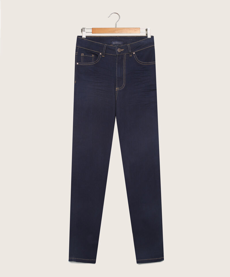 Jean Skinny Tiro Alto