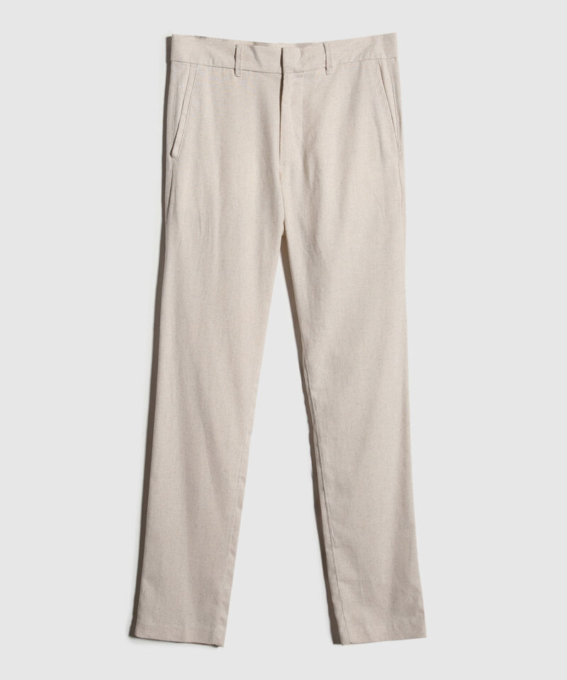 Pantalón Chino en Efecto Lino
