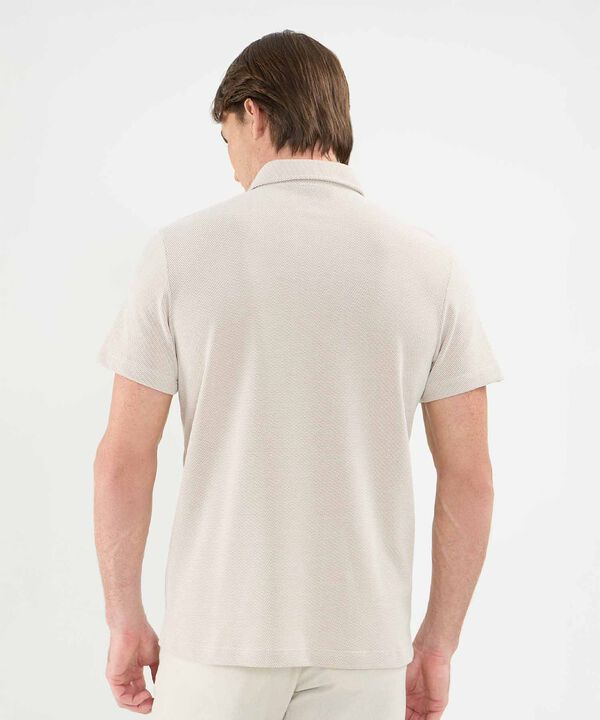 Polo Preteñida Cuello Con Banda