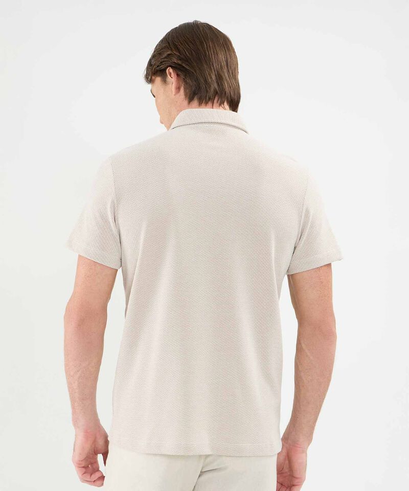 Polo Preteñida Cuello Con Banda