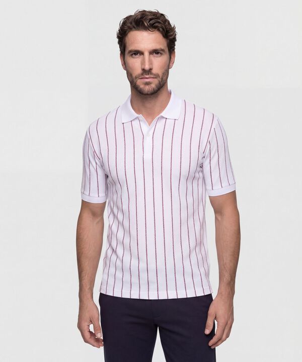 Polo Hombre Manga Corta con Cuello de Rib image number null