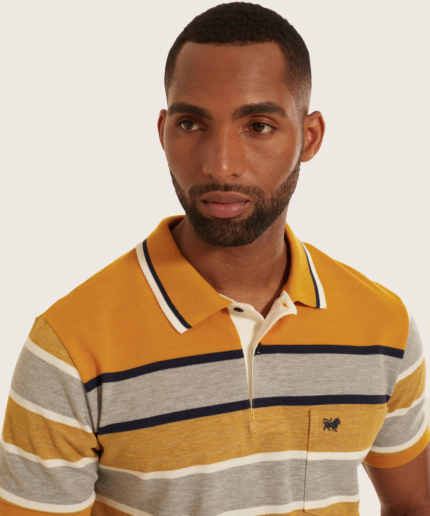 Polo Cuello Tejido  Prete&ntilde;ido Con Bolsillo