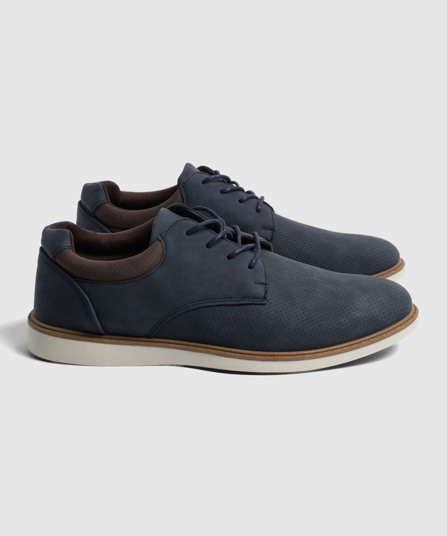 Zapato Tipo Oxford Casual con Cordones Hombre