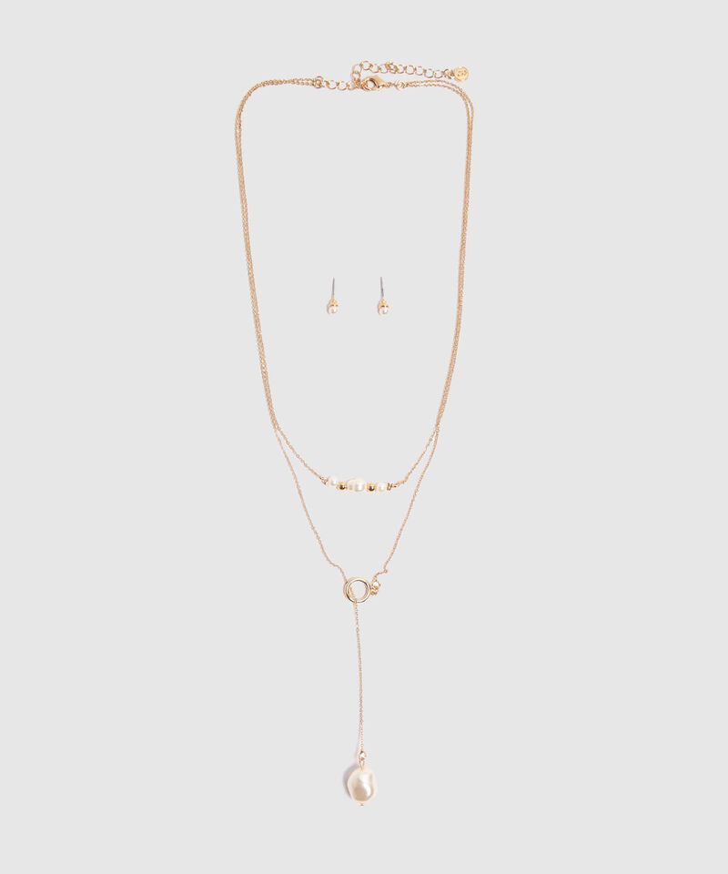 Set X2 Accesorios Dorados 