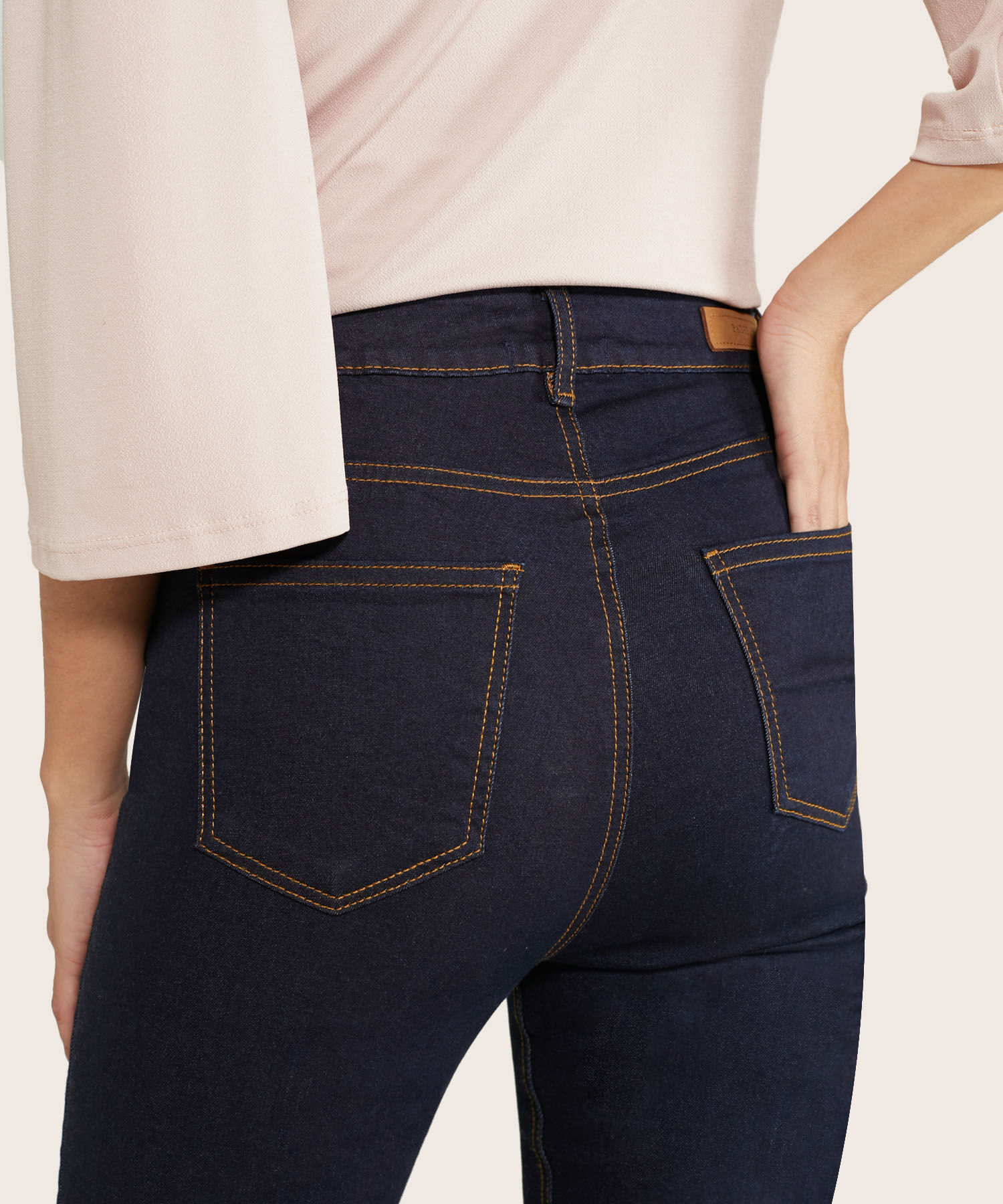 Jean Tipo Skinny Tiro Alto