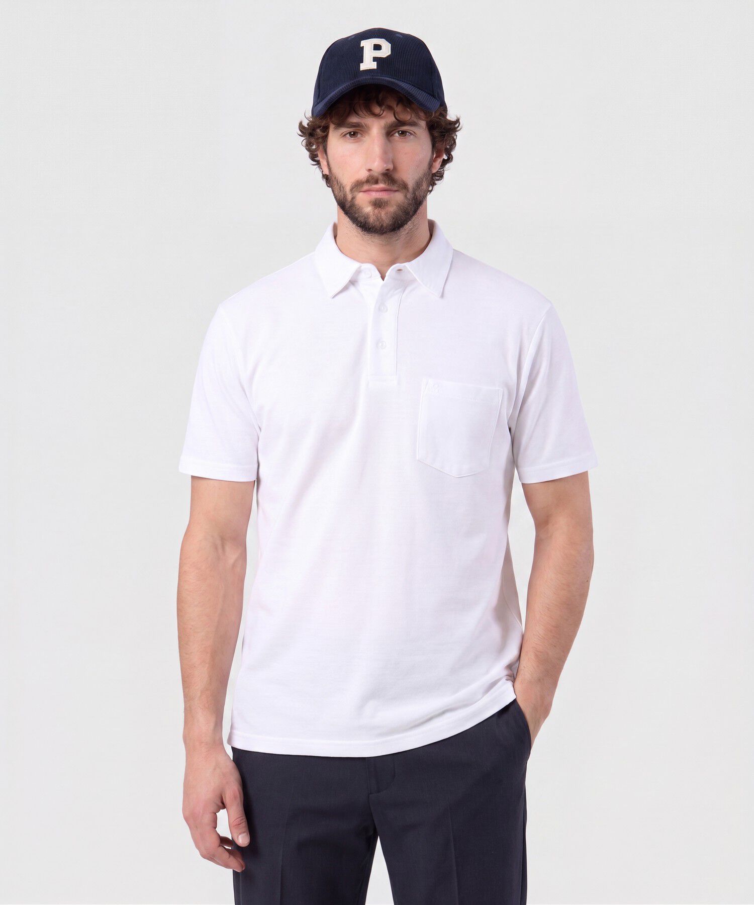 Polo Con Bolsillo De Parche Para Hombre