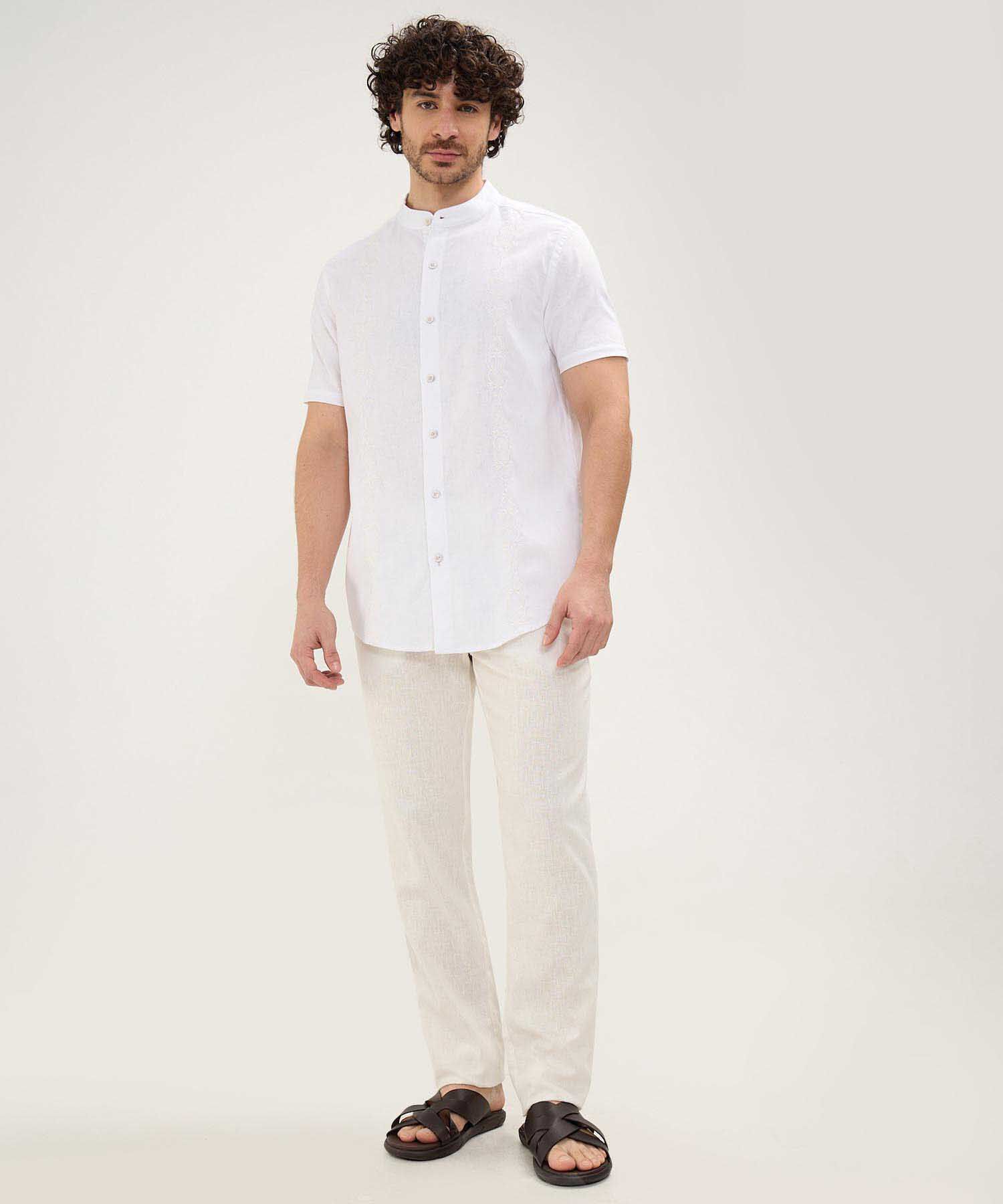 Guayabera en Efecto Lino