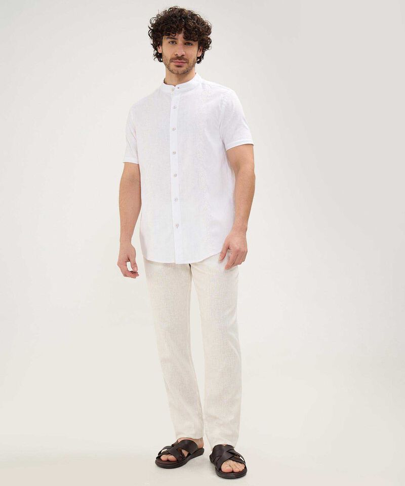 Guayabera en Efecto Lino
