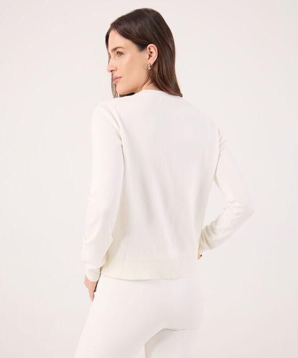 Saco Tipo Cardigan Unicolor 