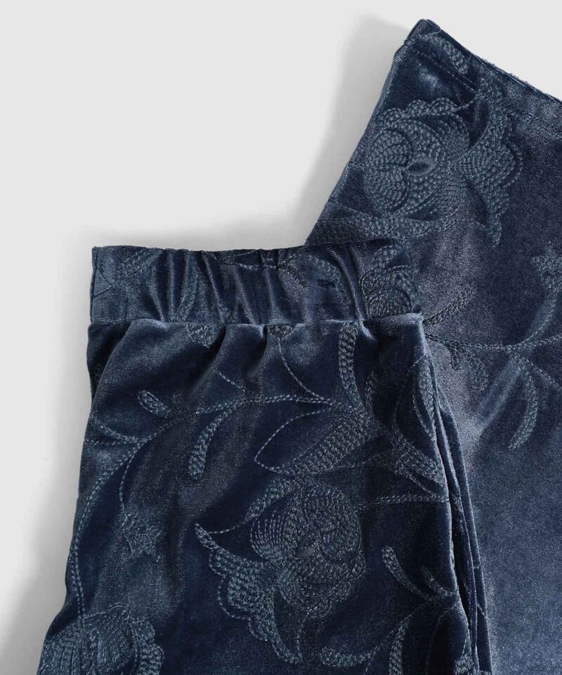 Pantal&oacute;n Bota Ancha Con Textura Para Mujer