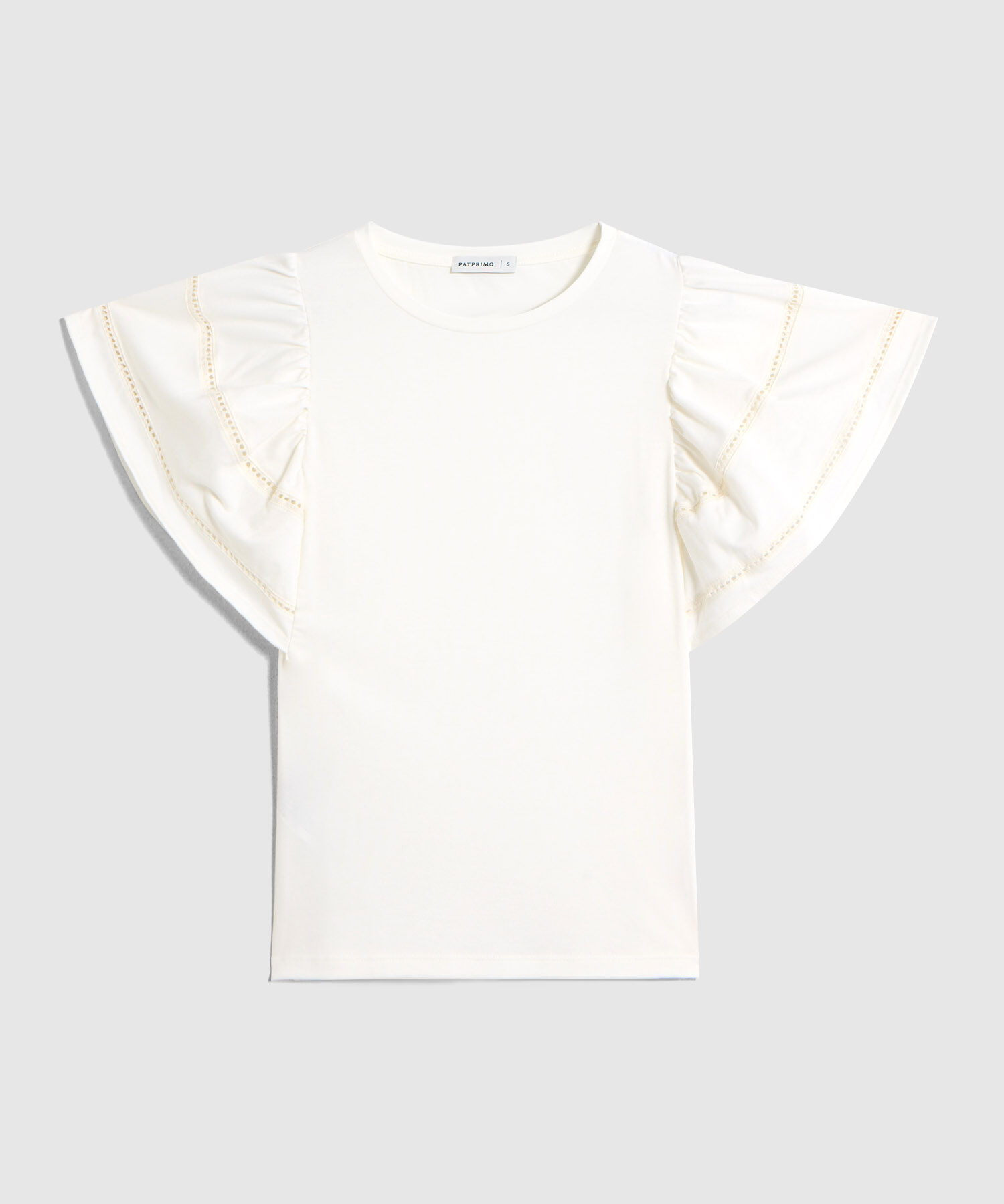 Camiseta con Mangas Mariposa para Mujer