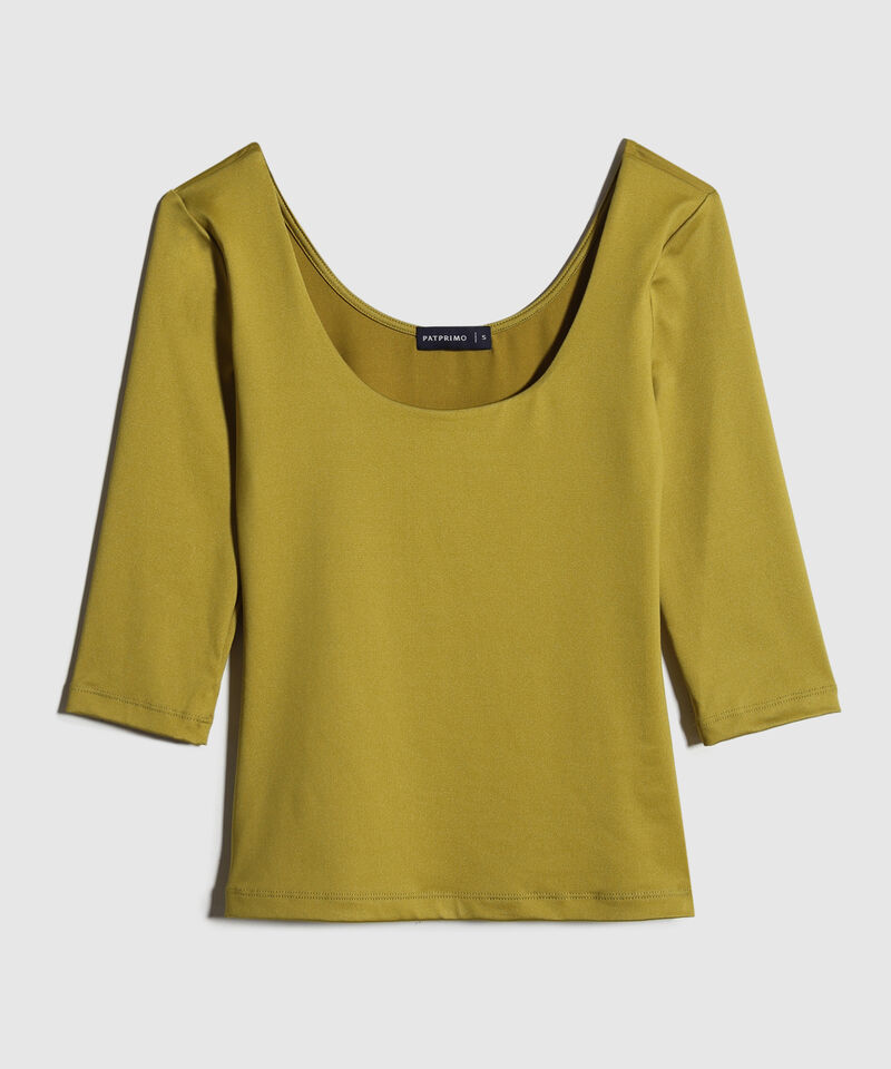 Camiseta Cuello Redondo Manga 3/4