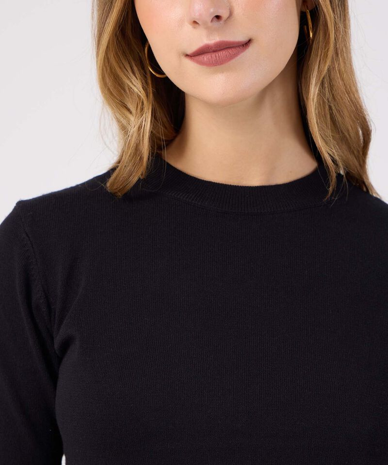 Camiseta Unicolor Manga Corta para Mujer