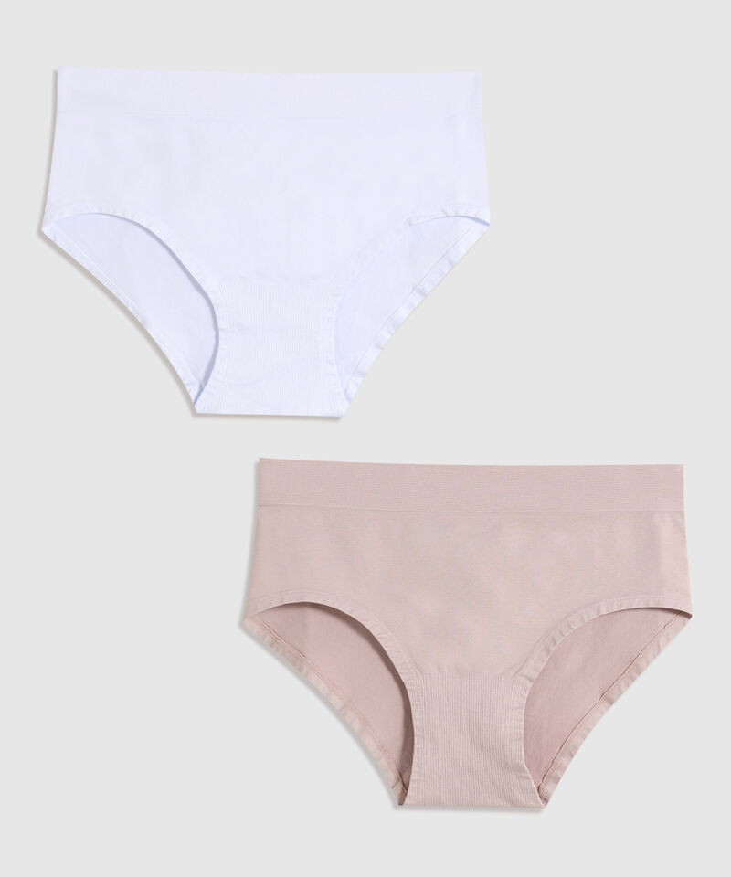 Pack X2 Panty Hipster Seamless 