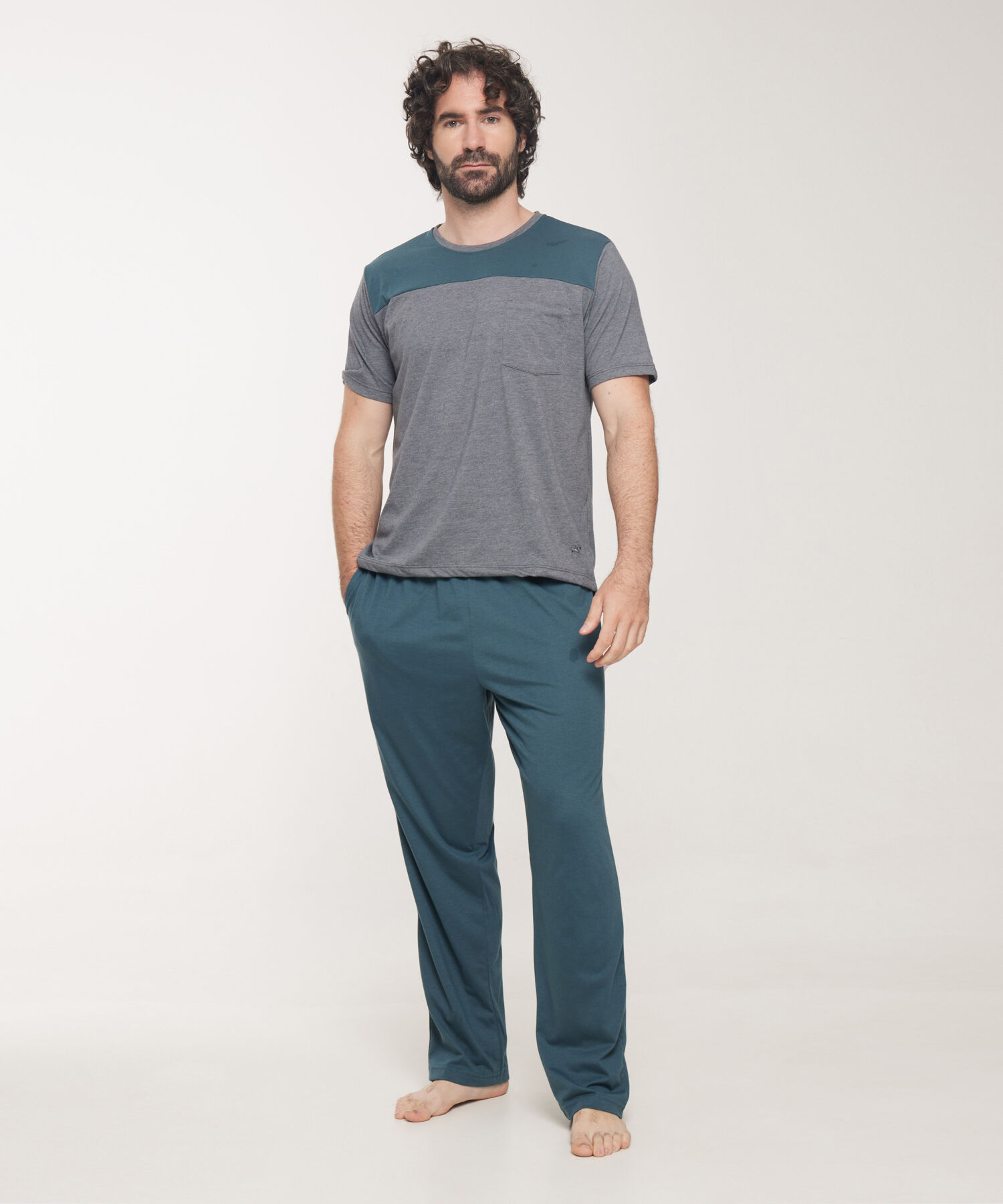 Pijama 2 Piezas Camiseta Y Pantalón