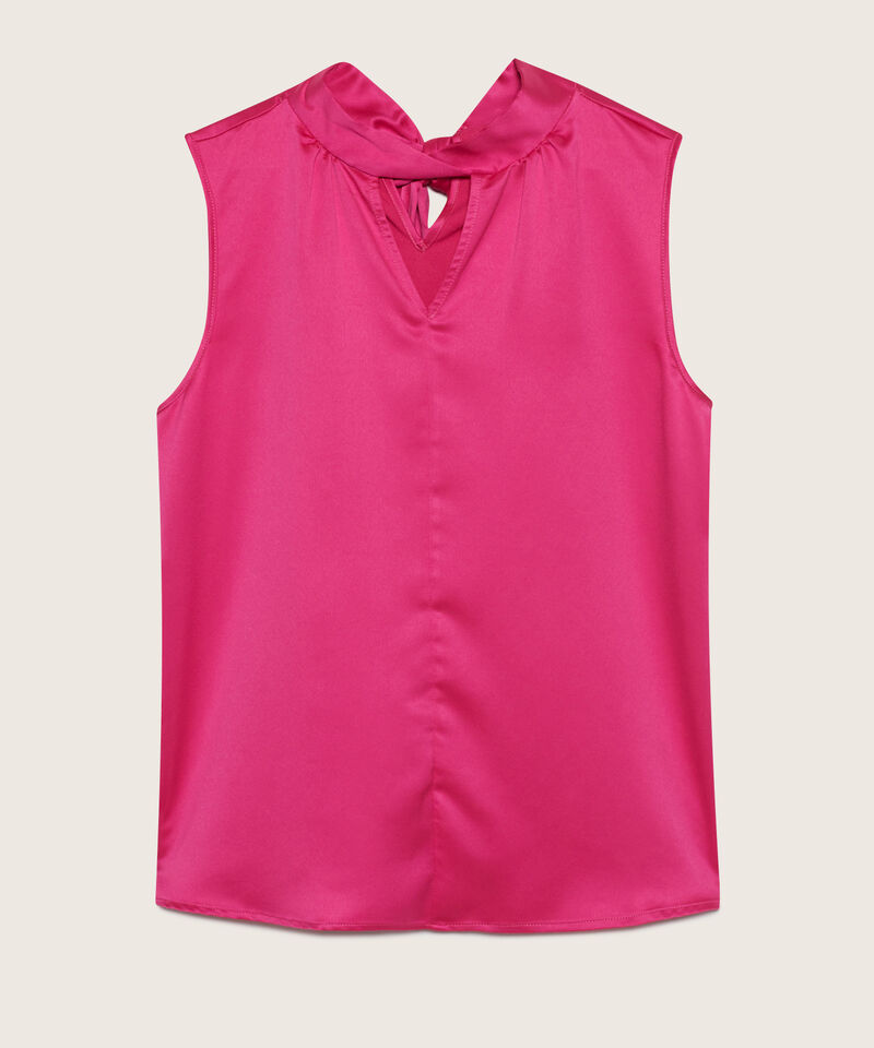 Blusa De Anudar Manga Sisa