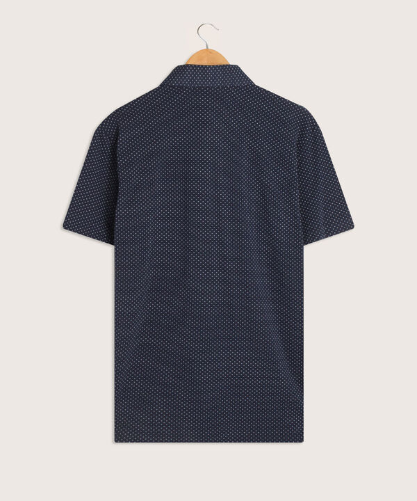 Polo Estampada Cuello Duro image number null