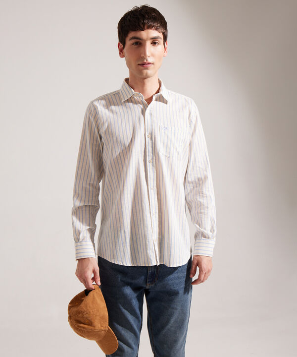 Camisa Manga Larga a Rayas image number null