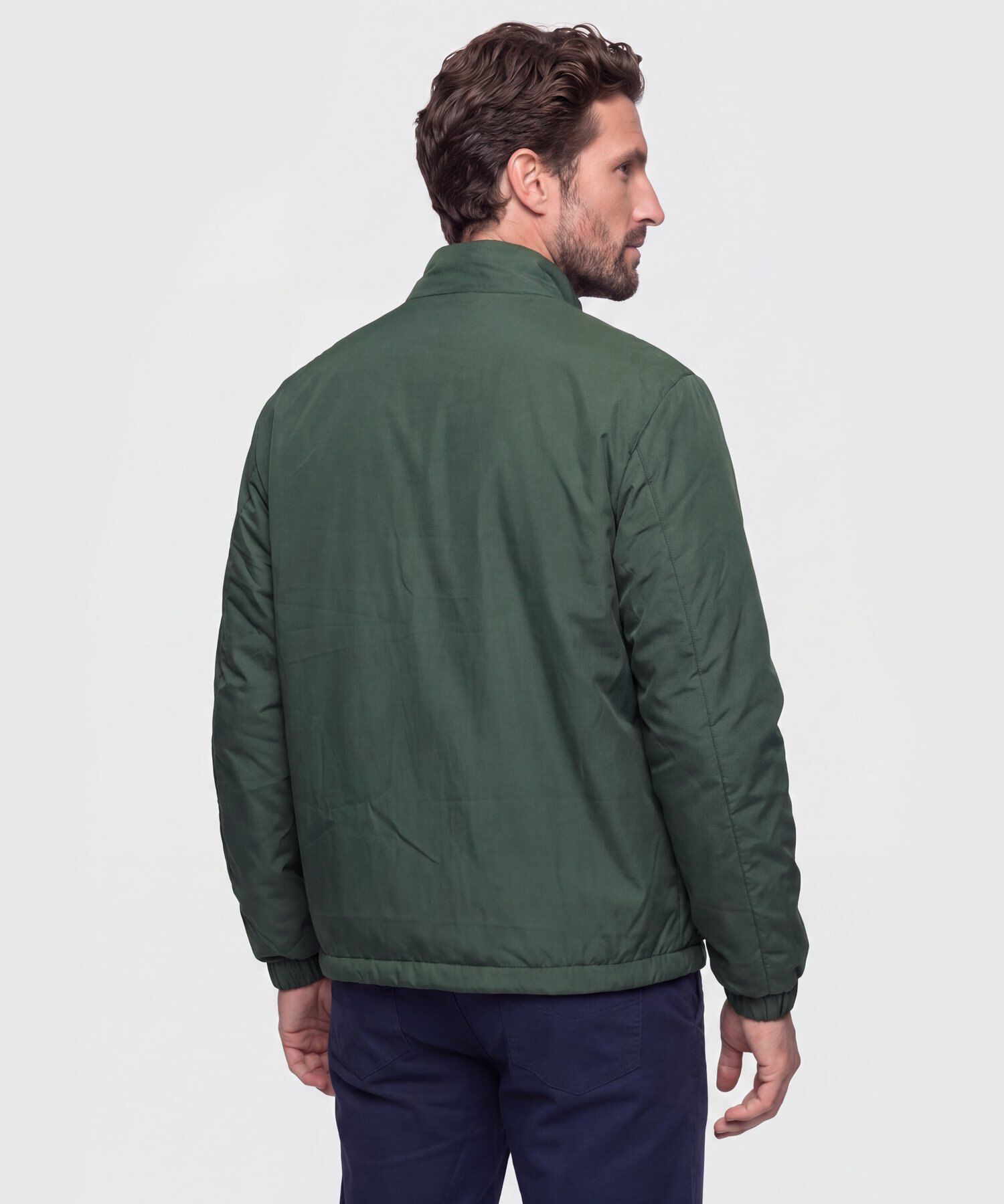Chaqueta Doble Faz con Cuello Alto Hombre