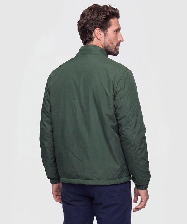 Chaqueta Doble Faz con Cuello Alto Hombre