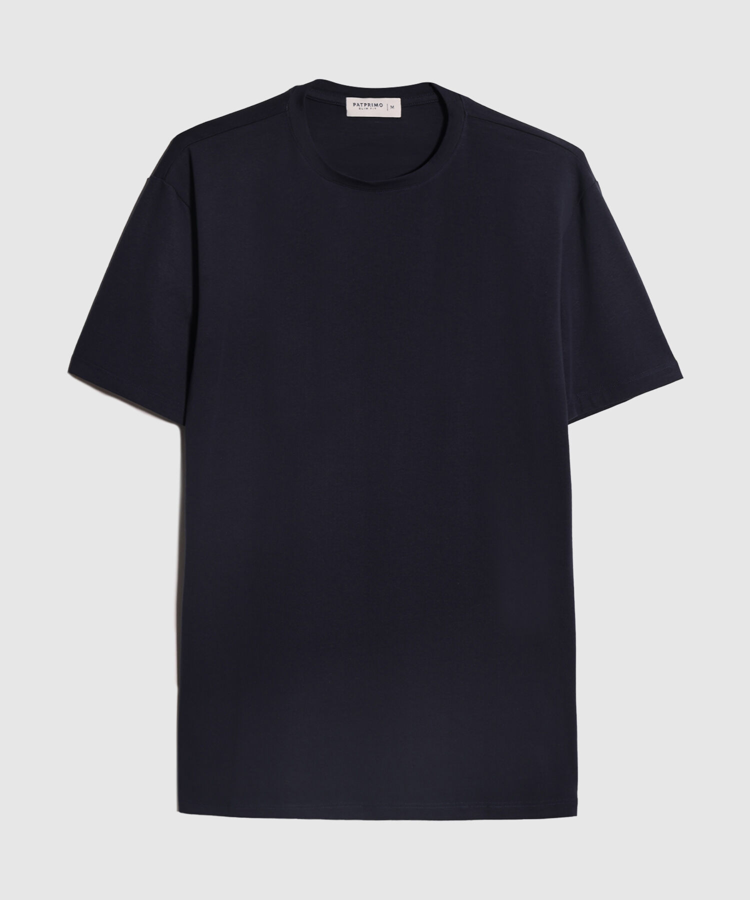 Camiseta Slim Cuello Redodno Manga Corta